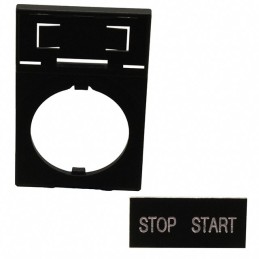 1 pcs : HWAM-222 - 22MM STOP-START NAMEPLATE