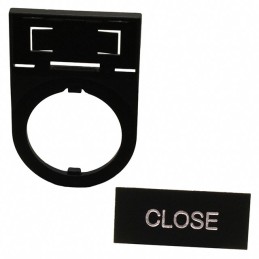1 pcs : HWAQ-102 - 22MM CLOSE NAMEPLATE