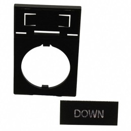 1 pcs : HWAQ-103 - 22MM DOWN NAMEPLATE
