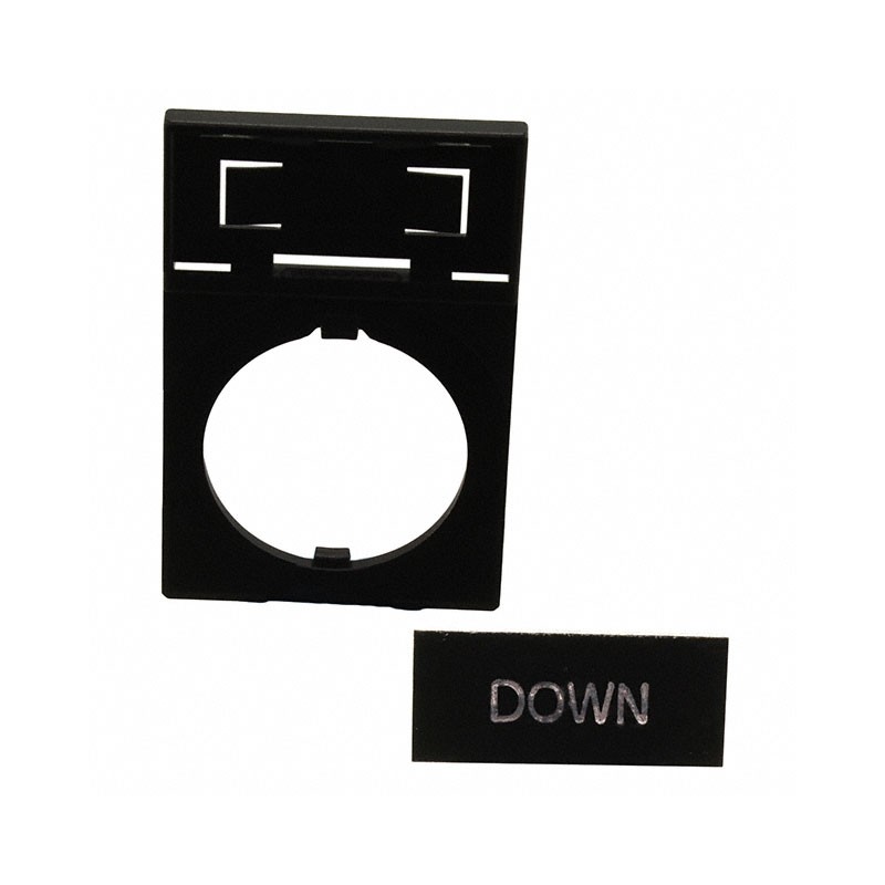 1 pcs : HWAQ-103 - 22MM DOWN NAMEPLATE