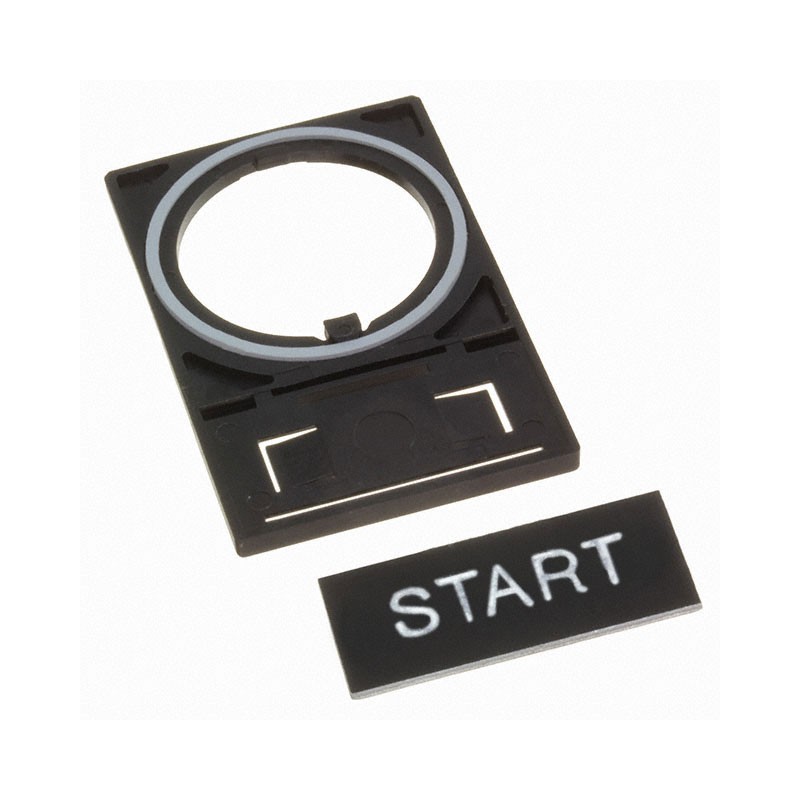 1 pcs : HWAQ-123 - 22MM START NAMEPLATE