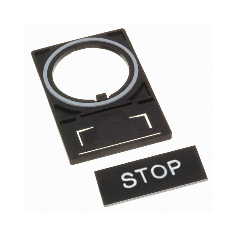 1 pcs : HWAQ-125 - 22MM STOP NAMEPLATE