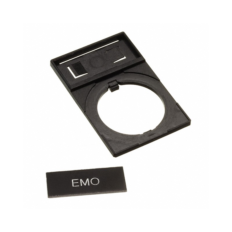 1 pcs : HWAQ-152 - 22MM EMO NAMEPLATE