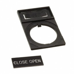 1 pcs : HWAQ-202 - 22MM CLOSE-OPEN NAMEPLATE