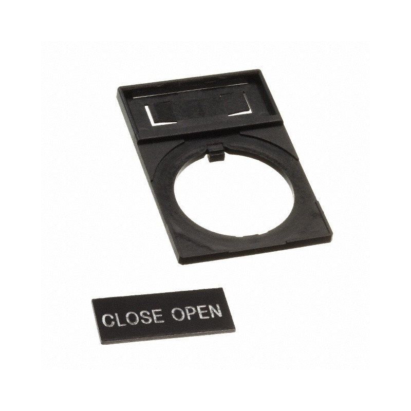 1 pcs : HWAQ-202 - 22MM CLOSE-OPEN NAMEPLATE