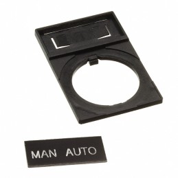 1 pcs : HWAQ-211 - 22MM MAN-AUTO NAMEPLATE
