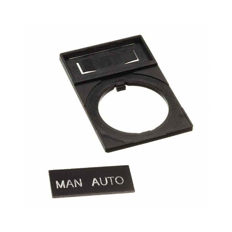 1 pcs : HWAQ-211 - 22MM MAN-AUTO NAMEPLATE