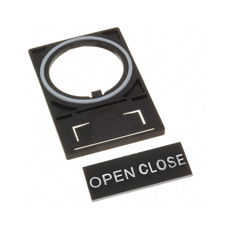 1 pcs : HWAQ-214 - 22MM OPEN-CLOSE NAMEPLATE