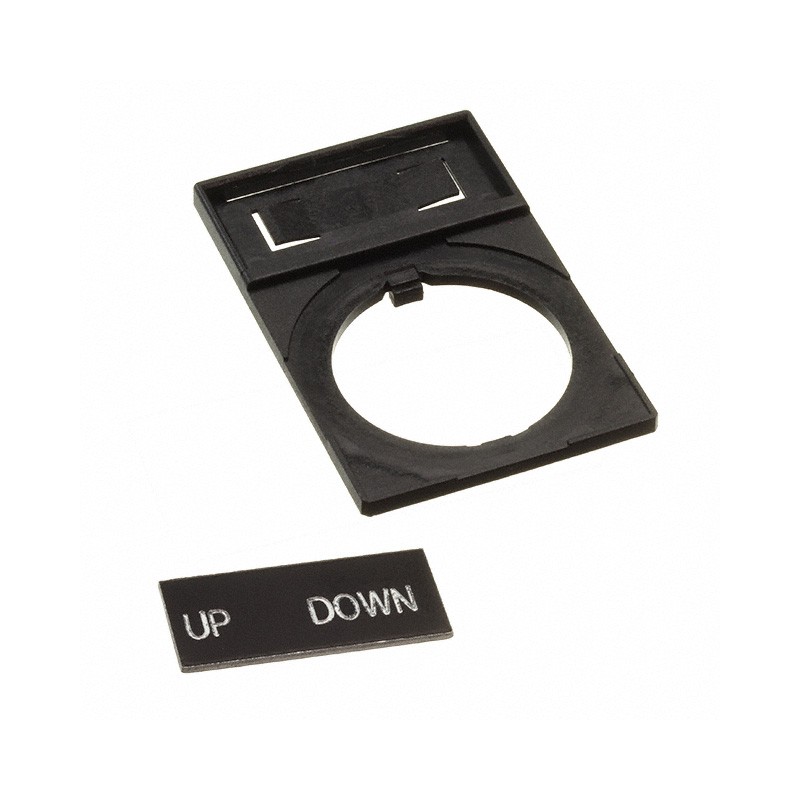 1 pcs : HWAQ-223 - 22MM UP-DOWN NAMEPLATE
