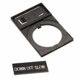 1 pcs : HWAQ-304 - 22MM DOWN-OFF-SLOW NAMEPLATE
