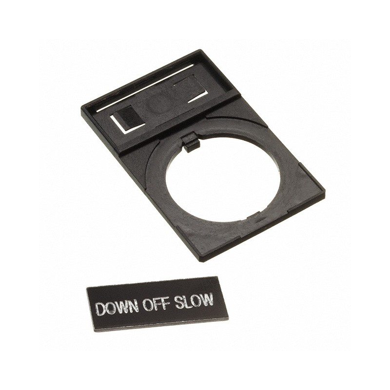 1 pcs : HWAQ-304 - 22MM DOWN-OFF-SLOW NAMEPLATE