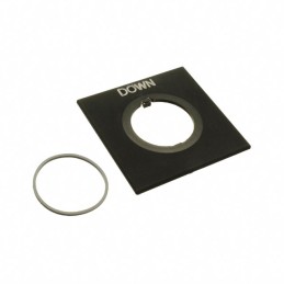 1 pcs : HWAS-103 - 22MM DOWN NAMEPLATE