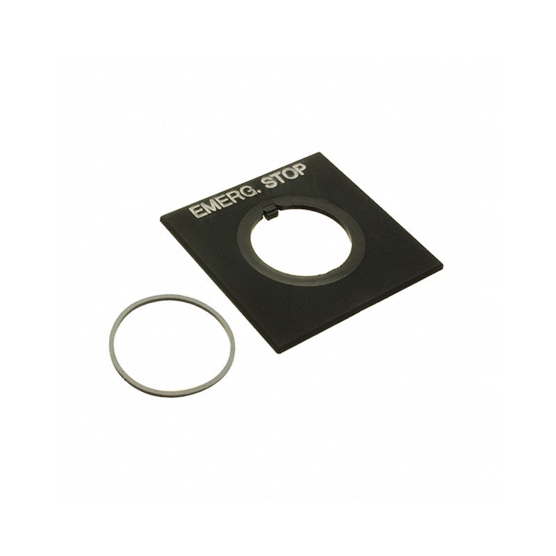 1 pcs : HWAS-104 - 22MM EMERG.STOP NAMEPLATE