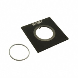 1 pcs : HWAS-123 - 22MM START NAMEPLATE