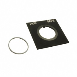 1 pcs : HWAS-218 - 22MM RUN-SAFE NAMEPLATE