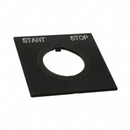 1 pcs : HWAS-221 - 22MM START-STOP NAMEPLATE