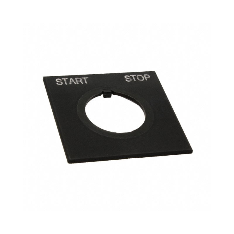 1 pcs : HWAS-221 - 22MM START-STOP NAMEPLATE