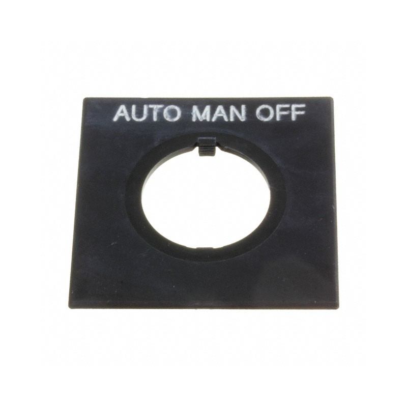1 pcs : HWAS-301 - 22MM AUTO-MAN-OFF NAMEPLATE