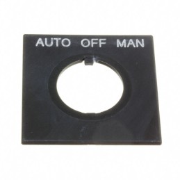 1 pcs : HWAS-302 - 22MM AUTO-OFF-MAN NAMEPLATE