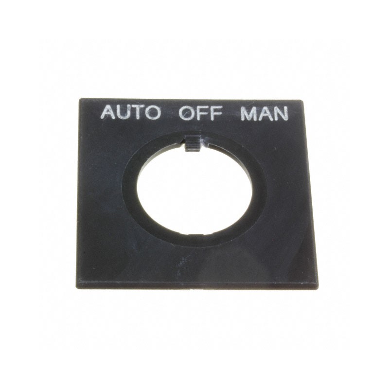 1 pcs : HWAS-302 - 22MM AUTO-OFF-MAN NAMEPLATE