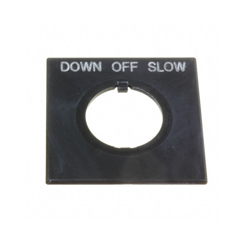 1 pcs : HWAS-304 - 22MM DOWN-OFF-SLOW NAMEPLATE