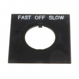 1 pcs : HWAS-305 - 22MM FAST-OFF-SLOW NAMEPLATE