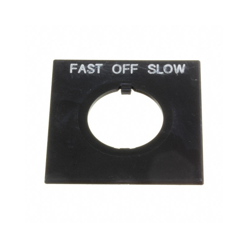 1 pcs : HWAS-305 - 22MM FAST-OFF-SLOW NAMEPLATE
