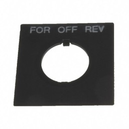 1 pcs : HWAS-306 - 22MM FOR-OFF-REV NAMEPLATE