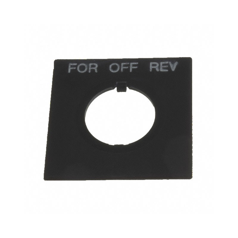 1 pcs : HWAS-306 - 22MM FOR-OFF-REV NAMEPLATE