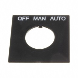 1 pcs : HWAS-309 - 22MM OFF-MAN-AUTO NAMEPLATE