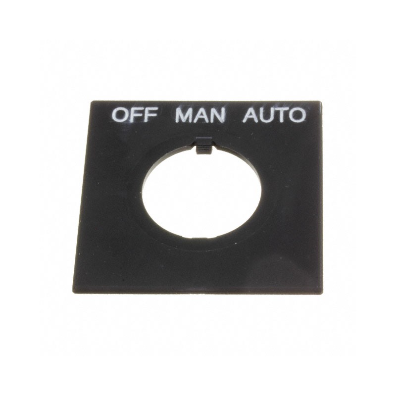 1 pcs : HWAS-309 - 22MM OFF-MAN-AUTO NAMEPLATE