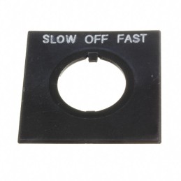 1 pcs : HWAS-313 - 22MM SLOW-OFF-FAST NAMEPLATE