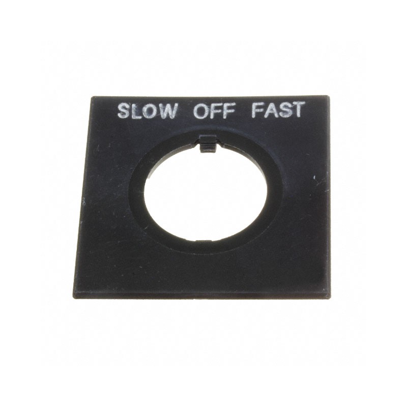 1 pcs : HWAS-313 - 22MM SLOW-OFF-FAST NAMEPLATE