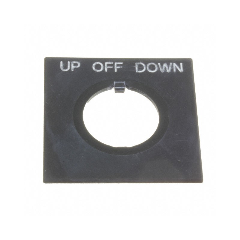 1 pcs : HWAS-315 - 22MM UP-OFF-DOWN NAMEPLATE