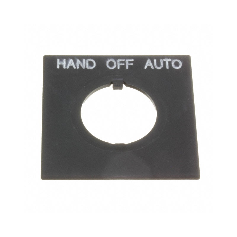 1 pcs : HWAS-317 - 22MM HAND-OFF-AUTO NAMEPLATE