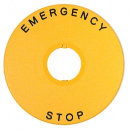 1 pcs : HWAV5-27 - YELLOW ENGRAVED NAMEPLATE