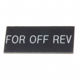 1 pcs : HWNP-306 - NAMEPLATE INSERT