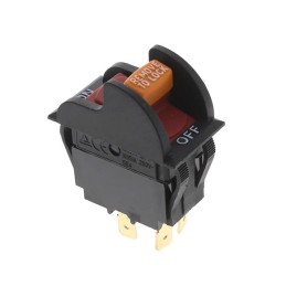 1 pcs : HY7-42D-196 - SWITCH ROCKER DPDT 20A 125V
