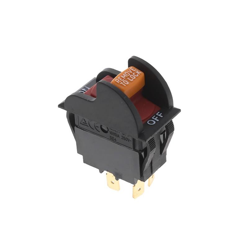 1 pcs : HY7-42D-196 - SWITCH ROCKER DPDT 20A 125V