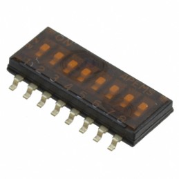 1 pcs : IKH0803000 - SWITCH SLIDE DIP SPST 0.025A 24V