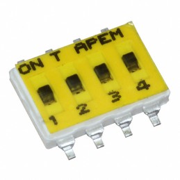 1 pcs : IKN0403000 - SWITCH SLIDE DIP SPST 0.1A 24V