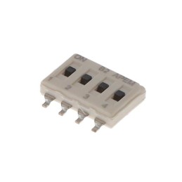 1 pcs : IKN0404000 - SWITCH SLIDE DIP SPST 0.1A 24V