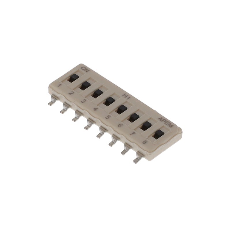 1 pcs : IKN0804000 - SWITCH SLIDE DIP SPST 0.1A 24V