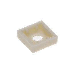 1 pcs : ILSCAPS757501 - CAP SWITCH SQUARE NATURAL W/HOLE