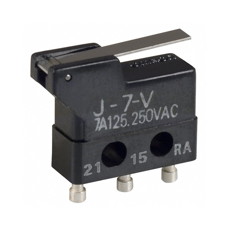1 pcs : J-7-V - SWITCH SNAP ACTION SPDT 7A 250V