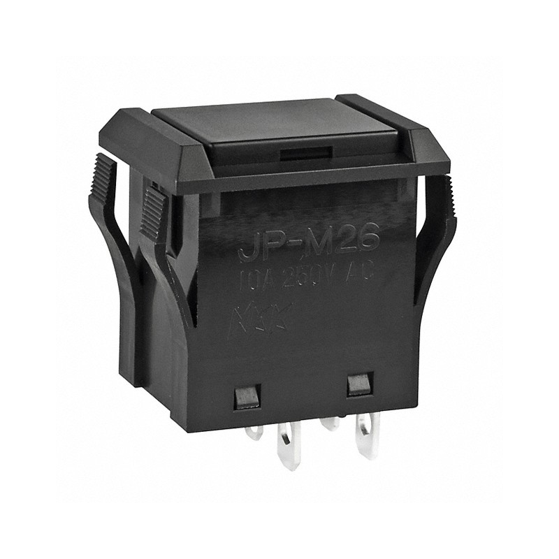 1 pcs : JPM26B-A - SWITCH PUSH DPST 10A 125V