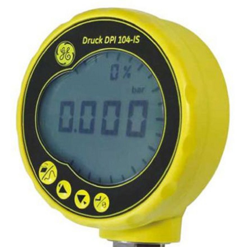 1 pcs - Druck G 1/4 Digital Pressure Gauge 70bar Bottom Entry, DPI104S-16G, RS232, RS Calibration, 0bar min.