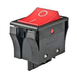 1 pcs : JWL11RC2A - SWITCH ROCKER SPST 16A 125V