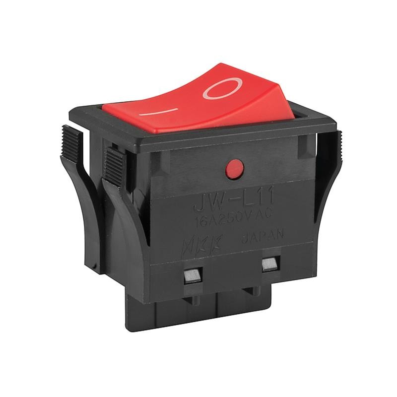 1 pcs : JWL11RC2A/UCV-WL - SWITCH ROCKER SPST 16A 125V