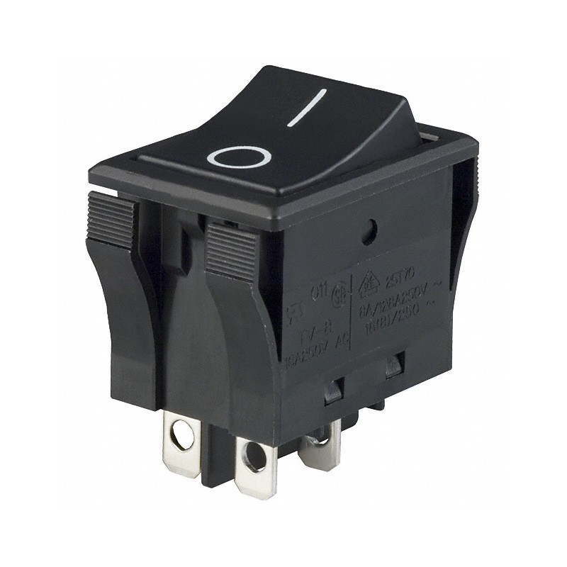 1 pcs : JWL21RA2A - SWITCH ROCKER DPST 16A 125V